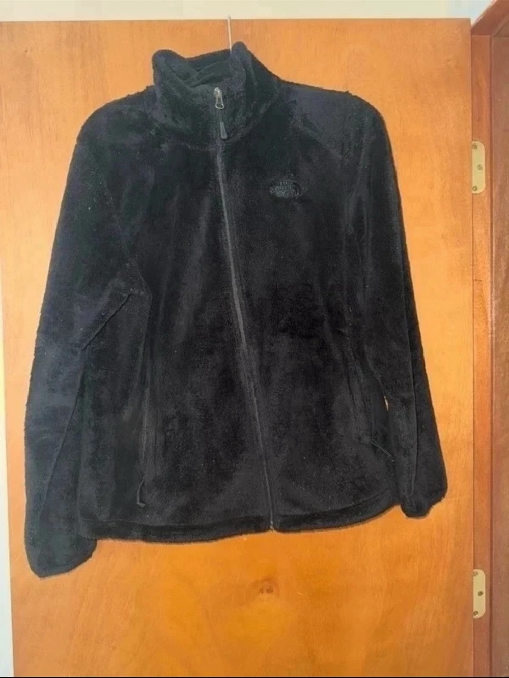 North face fuzzy jacket